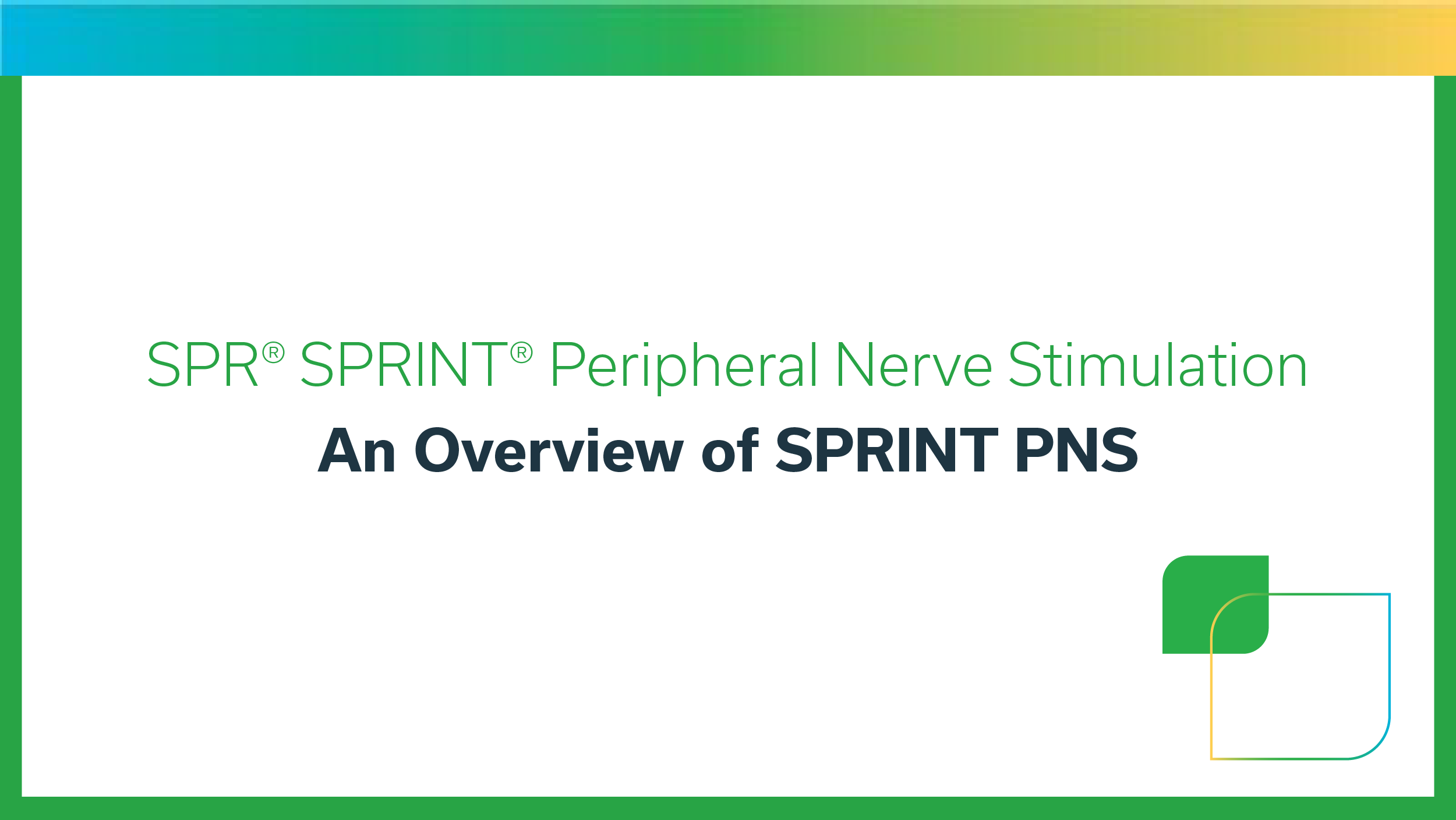 An Overview of SPRINT PNS video thumbnail