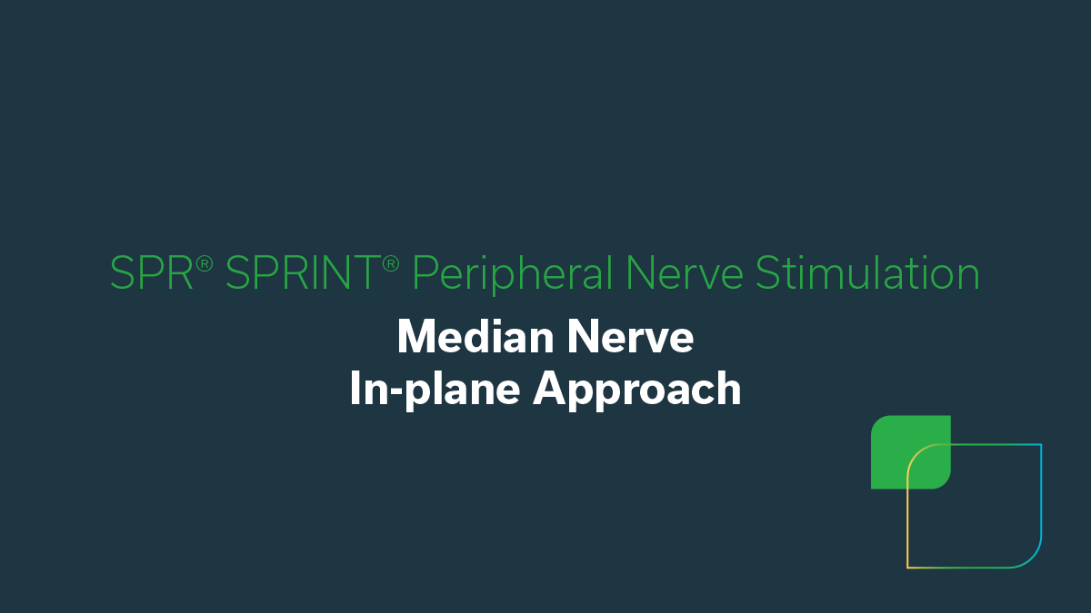 Median Nerve In-plane approach video thumbnail