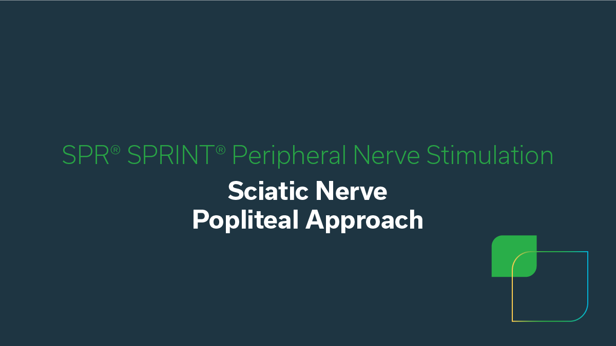 Sciatic Nerve Popliteal Approach video thumbnail