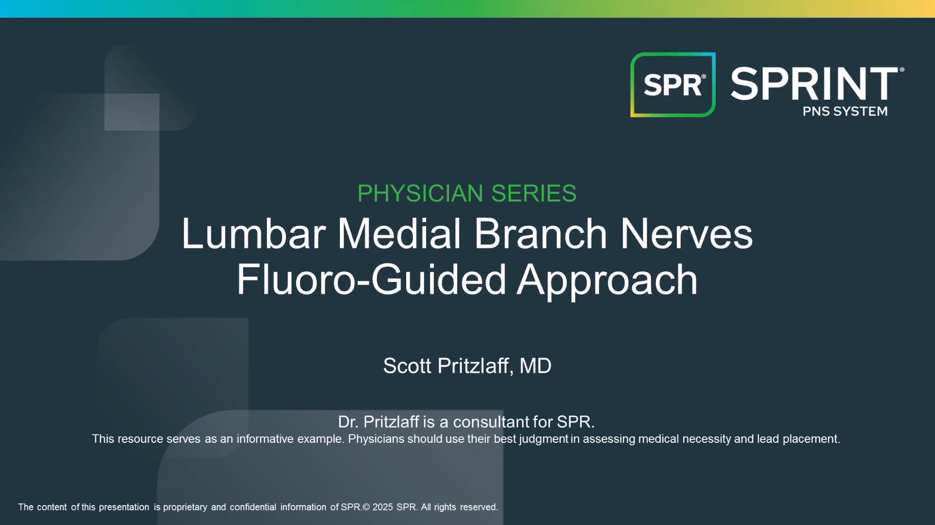 Lumbar Medial Branch Nerves: Fluoroscopy Thumbnail