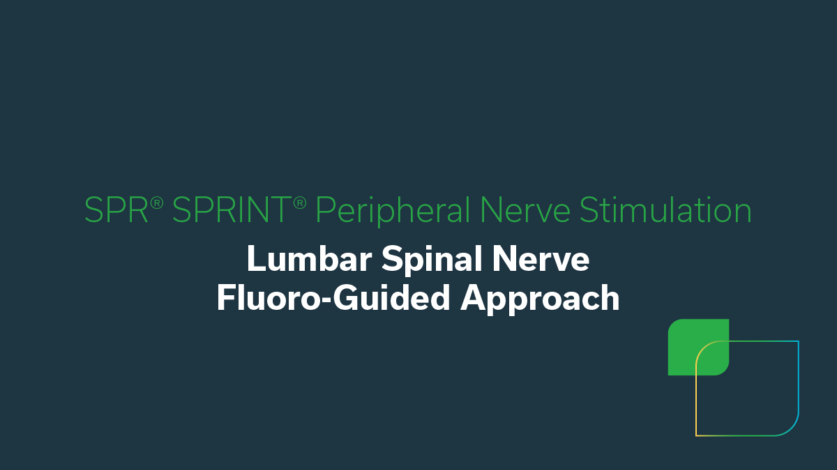 Lumbar Spinal Nerve Fluoroscopy