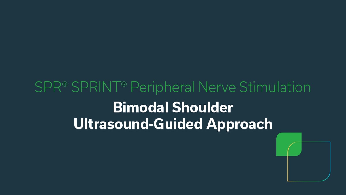 Bimodal Shoulder Ultrasound-Guided Approach