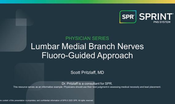 Lumbar Medial Branch Nerves: Fluoroscopy Thumbnail